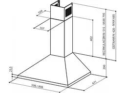 Витяжка Faber Value PB BK A90 (320.0557.544) - мініатюра 2