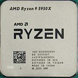 Процесор AMD RYZEN 9 5950X am4 box wof 100-100000059WOF - мініатюра 4