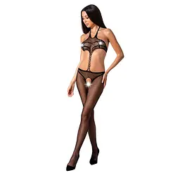 Відкритий бодістокінг Passion BS080 black - мініатюра 3