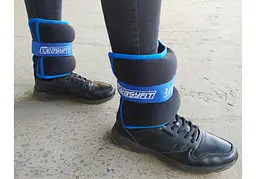 Обтяжувачі для ніг та рук з металом EasyFit MYAKI по 3 кг (пара) (EF-AWTN-300) - мініатюра 2