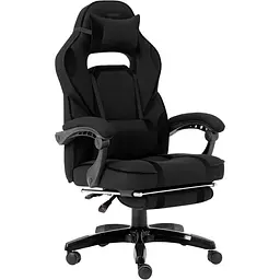 Геймерське крісло GT Racer X-2749-1 Fabric Black Suede [121505] - мініатюра 3