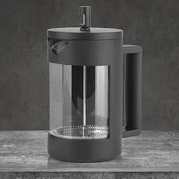 Френч-прес для кави "Para Cafetera" 800ml Заварник для чаю прес, скляний кавник з пресом Чорний (ST) - мініатюра 2