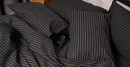 Набір наволочок Moon&Star Бязь Gold Люкс Gray Stripe 40х60 см 2 шт - мініатюра 2