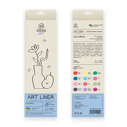 Набір кольорових лінерів, 12 кольорів, 12 set Colorful, IDEA10-AL12COLOR, 99IDEAS - мініатюра 2