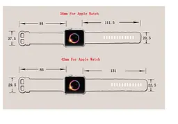 Ремінець Creasted для годинника Apple Watch 42 мм 44 мм нейлоновий з пряжкою, Blue-yellow-green - мініатюра 4
