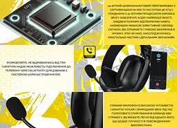 Ігрові навушники з мікрофоном HATOR ESH-10B HYPERPUNK 3 USB 7.1 Hi-Res SyncHUB Black - мініатюра 11