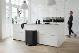 Бак для сміття Brabantia, з педаллю Bo, чорний матовий, 2х30 л (211508) - мініатюра 7