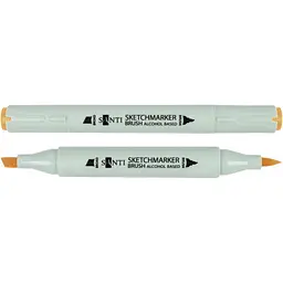 Набір спиртових маркерів Santi Brush SA-104 коричневий 6 шт. (390904)