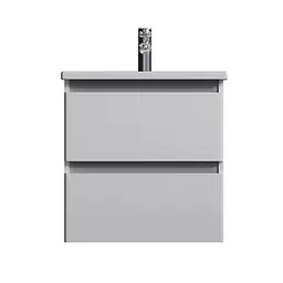 Тумба підвісна AM.PM X - Joy 55 см з умивальником M85-FHX0552-WC0552WG38 - мініатюра 8