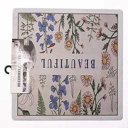 Килимок для ванної кімнати з діатоміту Beautiful 58×58 (см) вологопоглинаючий килимок для будинку ванни Yiwu HP-42-13 - мініатюра 4