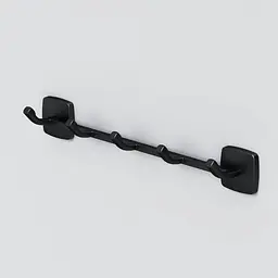 Набір гачків для рушників Am.Pm Gem black A9035922, Чорний матовий - мініатюра 3