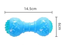 Іграшка, що світиться для собак Bonny Flash dumbbell balls зі звуком, Блакитний - мініатюра 7
