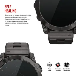 Гідрогелева плівка на годинники Garmin Fenix 7X Sapphire Solar ArmorStandart захисна плівка для смарт годинників прозора (ARM85997) - мініатюра 3