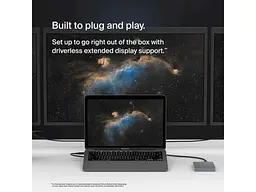 Мультипортовий адаптер Belkin USB-C 11 in 1 Pro Dock( in C014BTSGY) - мініатюра 5