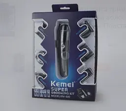 Машинка тример для стриження волосся KEMEI KM-600 (11 в 1 + Підставка) - мініатюра 7