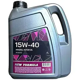 Автомобільна моторна олива NEW FORMULA 15w-40 4л - мініатюра 2