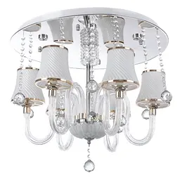 Люстра Brille стельова з підсвічуванням LED E14 40W WH (BCL-496S/6)