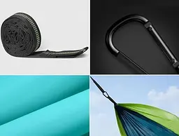 Гамак Xiaomi ZaoFeng Parachute Cloth/Blue (HW070101) [48716] - мініатюра 3