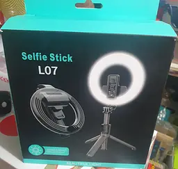 Монопод штатив для селфі Bluetooth з LED підсвічуванням Selfie stick L07 на 3 режими з пультом (7332) - мініатюра 10