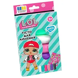 Набір для ліплення з тістом L.O.L. Surprise!, 6 кольорів, TM Lovin