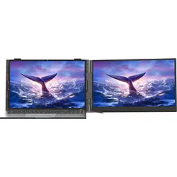 Монітор Blackview 14" SCM6 Single Screen Portable monitor 2 in 1 Grey Black (BVSCM6) 1920x1080 (FullHD) IPS 60 Hz - мініатюра 3