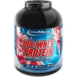 Протеїн IronMaxx 100% Whey Protein Малина 2350 г