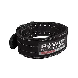 Пояс для важкої атлетики Power System PS-3800 PowerLifting, чорний - XXL - мініатюра 2