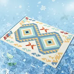 Літня підстилка, що охолоджує Derby Ice Silk Summer Pet Cooling Mat Pattern1 50х70 см