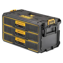 Ящик для інструментів DeWALT TOUGHSYSTEM 2.0, 555х355х305 мм., модуль на 3 ящики (DWST08330-1) - мініатюра 2