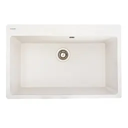 Кухонна мийка VALESO 7850 BOGEMA Біла в крапку (SP000047102)