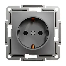 Розетка Schneider Electric ASFORA антрацит (EPH2900171)