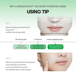 Зміцнювальна гідрогелева маска VT Cosmetics Reti-A Reedle Shot 100 2-Step Hydrogel Mask (VTC030) - мініатюра 3