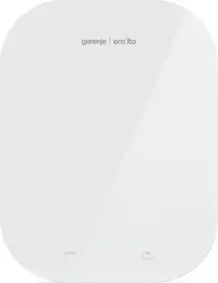 Ваги кухонні 10кг AAAx3 в комплекті скло білий Gorenje kuh0015487