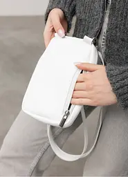 Жіноча сумка Sambag Modena біла 19 х 11 х 3 см (96193008) - мініатюра 5