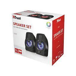 Компьютерные колонки Trust Gemi RGB Black - мініатюра 7
