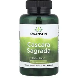 Каскара саграда Swanson 450 мг 100 капсул