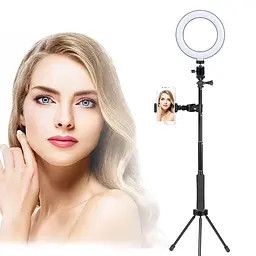 Тримач GRAND з кільцевим освітленням Bluetooth 6" MY100 (Kit3) 12cm Stand + 83cm Selfie Stick - мініатюра 4