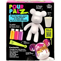 Набір для творчості ToyMonster Pour Palz Флюїд Арт Ведмедик Золото світанку S3 Metallic (GS-G25020) - мініатюра 8