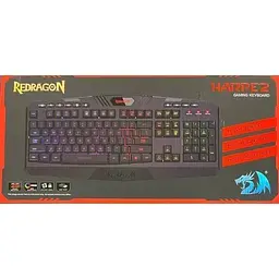 Клавіатура Redragon Harpe2 UKR RGB USB (77484) - мініатюра 6