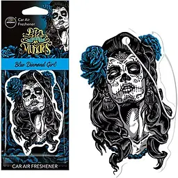 Ароматизатор Aroma Car Dia De Los Muertos Diamond Girl Blue - мініатюра 2