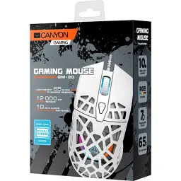 Мишка Canyon Puncher GM-20 USB White (CND-SGM20W) - мініатюра 6