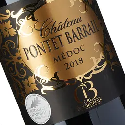 Вино Chateau Pontet Barrail Medoc Cru Bourgeois 2018 червоне сухе 0.75 л - мініатюра 5