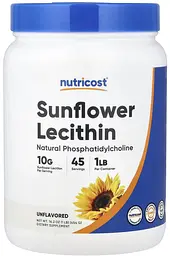 Лецитин соняшниковий 454г Nutricost - мініатюра 1