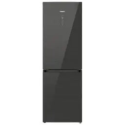 Холодильник Edler ED-355GRGD, Black, двокамерний, з нижньою мор. камерою, No Frost, загальний об'єм 281L, корисний об'єм 201L/80L, A+, 185x60x59.5см
