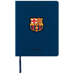Щоденник шкільний Kite FC Barcelona 170х210 мм темно-синій (BC25-264)