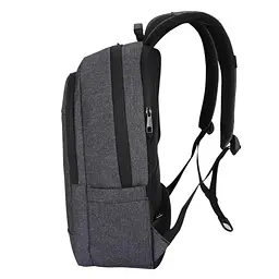 Рюкзак міський Tigernu T-B3142 з USB портом та відсіком для ноутбука до 17'' 18л Grey (19384) - мініатюра 3