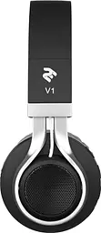 Навушники 2E V1 ComboWay ExtraBass Wireless Over-Ear Mic Black (2E-OEV1WBK) - мініатюра 2