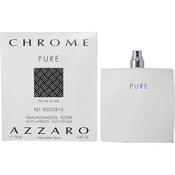 Туалетна вода тестер Azzaro Chrome Pure 100 мл