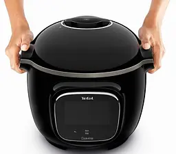 Мультиварка скороварка Tefal Cook4me Touch 1600Вт 6л сенсорне керування 13 програм чорний - мініатюра 10