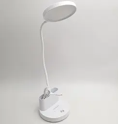 Настільна LED-лампа 40 см сенсорна світлодіодна 6 W акумуляторна (знімний 18650 1200 mAh) 2700–6000 K TITANUM 011 W - мініатюра 16
